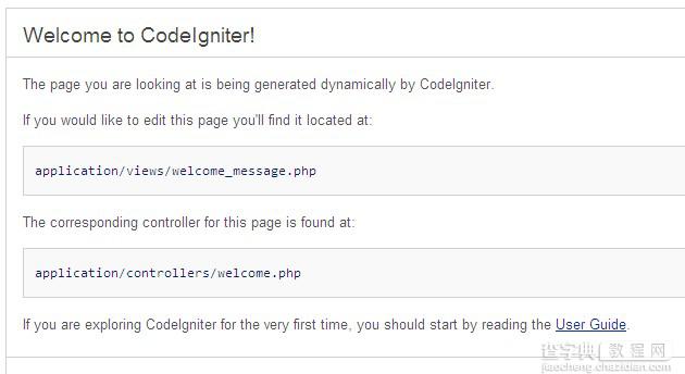 CI(CodeIgniter)框架配置1