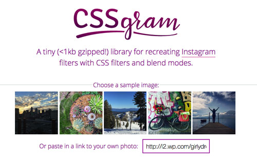 使用CSSgram来实现类似Instagram上的简单的滤镜效果2