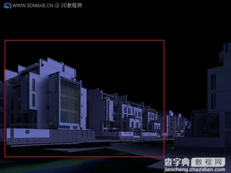 VRay建筑渲染夜景效果图教程7