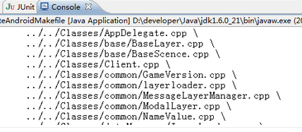用于cocos2d-x引擎(ndk)中为android项目生成编译文件列表1