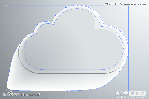 用Illustrator绘制漂亮质感的立体玻璃云朵教程23