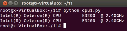 linux系统使用python获取cpu信息脚本分享1
