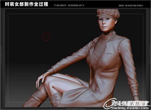 3DsMAX打造3D版时装女郎海报人物建模26