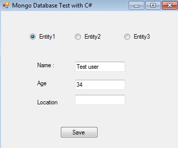 .NET连接MongoDB数据库实例教程1