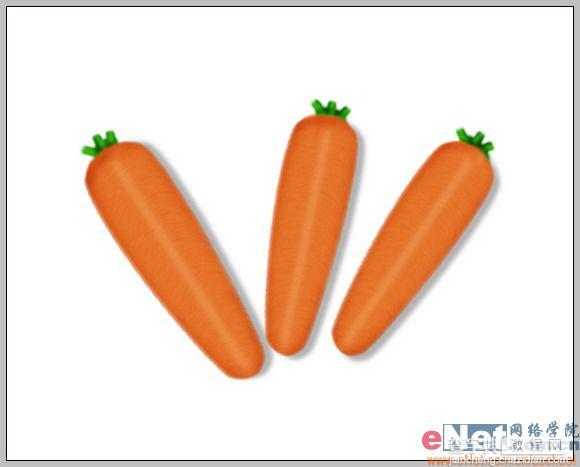 巧用Photoshop鼠绘鲜嫩的胡萝卜1
