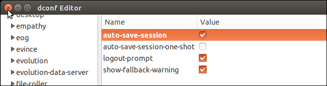 Ubuntu系统启动后还原上次运行的应用的方法4