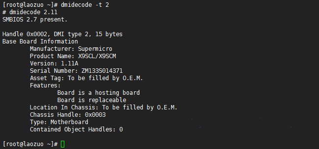 使用dmidecode获取Linux服务器硬件信息的方法详解1