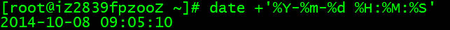 Linux基本命令之date命令的参数及获时间戳的方法2