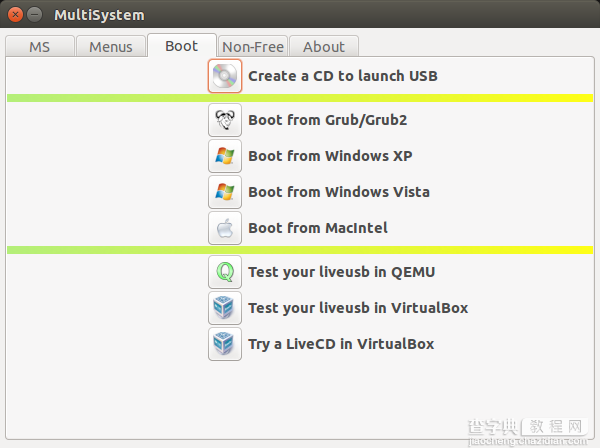 在Ubuntu中制作多启动USB盘的U盘的教程11