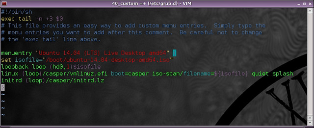 Linux系统中使用Grub启动器启动ISO镜像的方法2