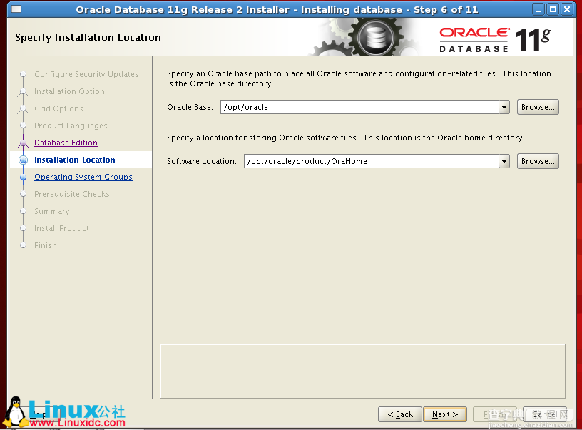 RedHat Linux5.5下Oracle 11g安装图解教程7