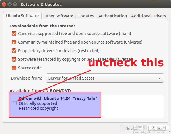 解决Ubuntu下apt-get update无法添加新的CD-ROM的问题2