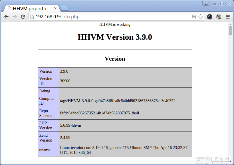 在Ubuntu系统上搭建Nginx+HHVM+MySQL开发环境的教程1
