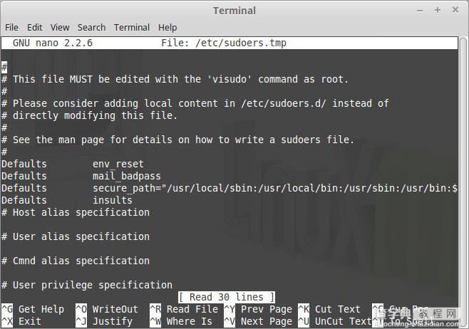 Ubuntu中自定义sudo密码错误提示的技巧1