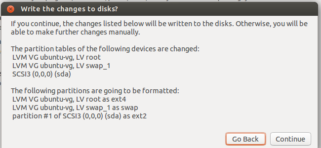 Ubuntu系统上使用LVM调整硬盘分区的教程2