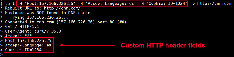 在Linux系统下使用curl自定义HTTP头的方法2