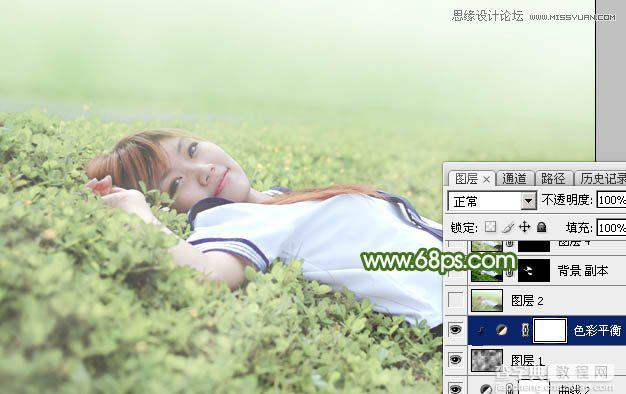 使用Photoshop调出春季暖色效果的草地人像（图文教程）28