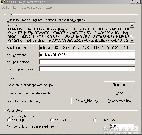 在Windows下通过密钥认证机制连接Linux服务器的方法4
