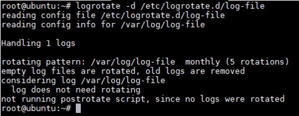 在Linux系统中使用logrotate来管理日志文件的方法1