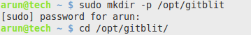 在Linux系统中使用Gitblit工具创建Git仓库的方法2