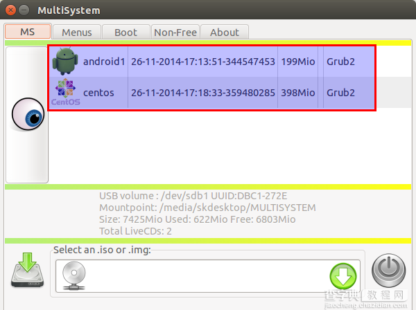 在Ubuntu中制作多启动USB盘的U盘的教程8