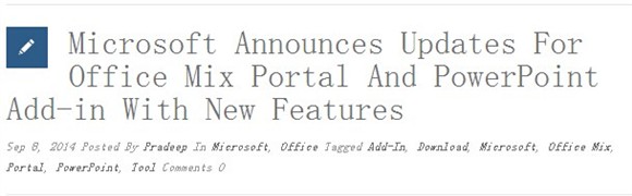 微软宣布更新OfficeMix门户网站，PPT加入新功能2