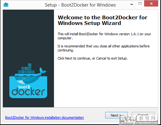 在Windows系统上安装Docker的教程2