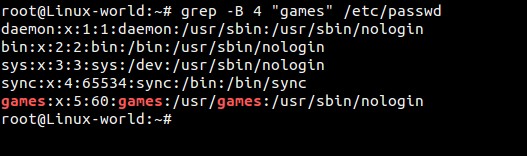 整理Linux中常用的一些grep命令4