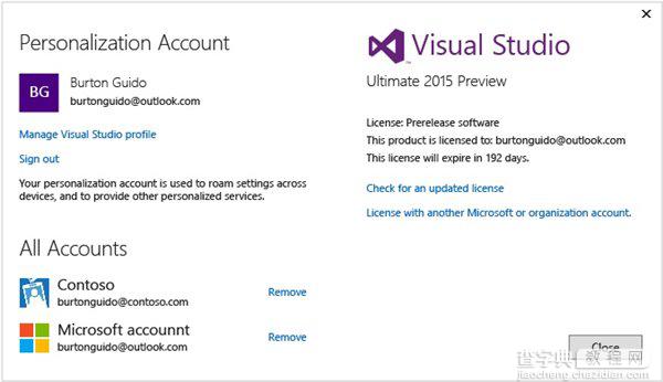 Win10开发：Visual Studio 2015预览版新增功能详解(上)2