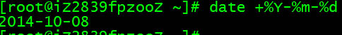 Linux基本命令之date命令的参数及获时间戳的方法1