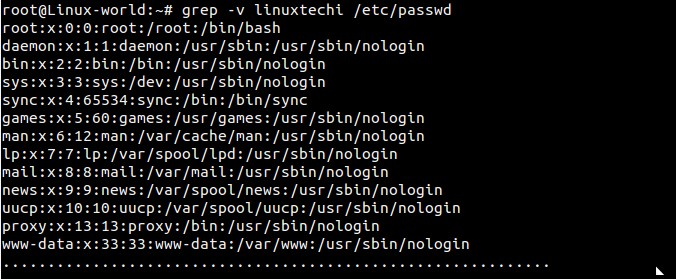整理Linux中常用的一些grep命令2