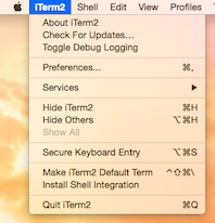 Mac OS下的命令行强化工具iTerm使用简介4